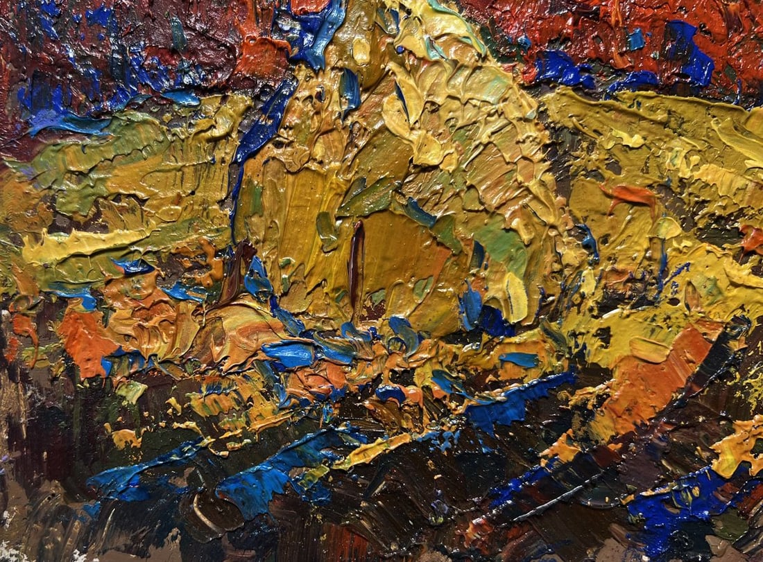 Oil painting Autumn smell of the field Oksana Kalenyuk - 8