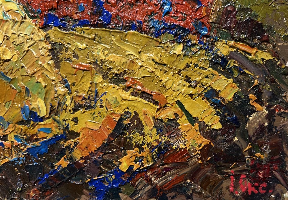 Oil painting Autumn smell of the field Oksana Kalenyuk - 9