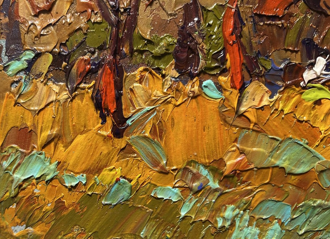 Oil painting Near the old hill Alex Kalenyuk - 8