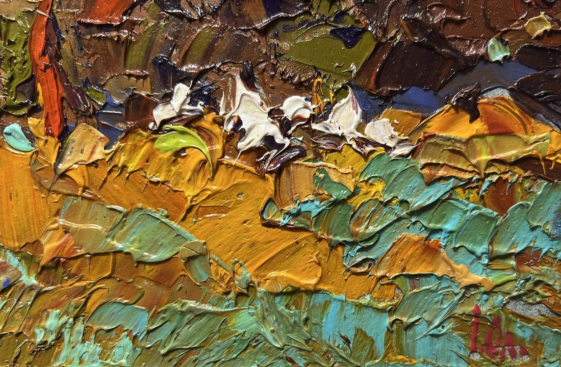 Oil painting Near the old hill Alex Kalenyuk - 9