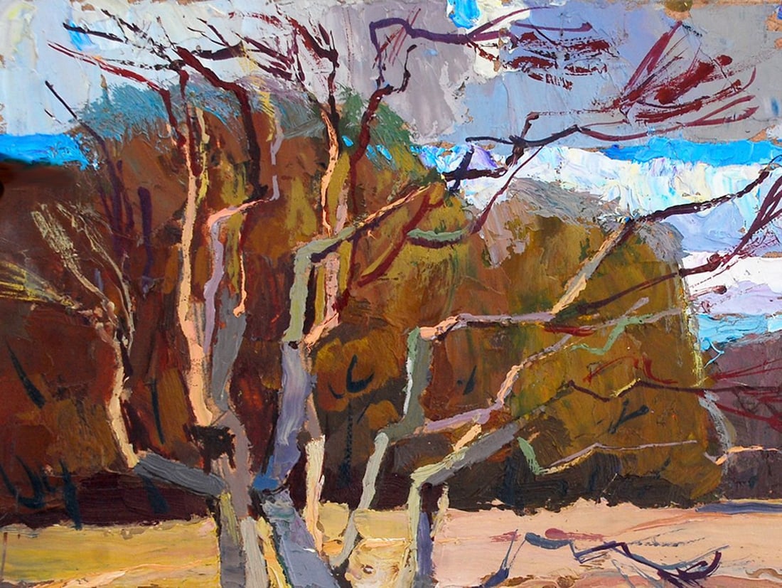 Oil painting Autumn Egor Ktpatunov - 2