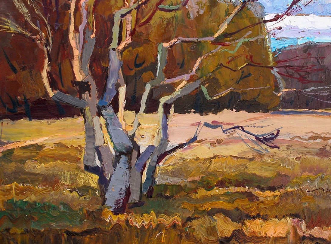 Oil painting Autumn Egor Ktpatunov - 4