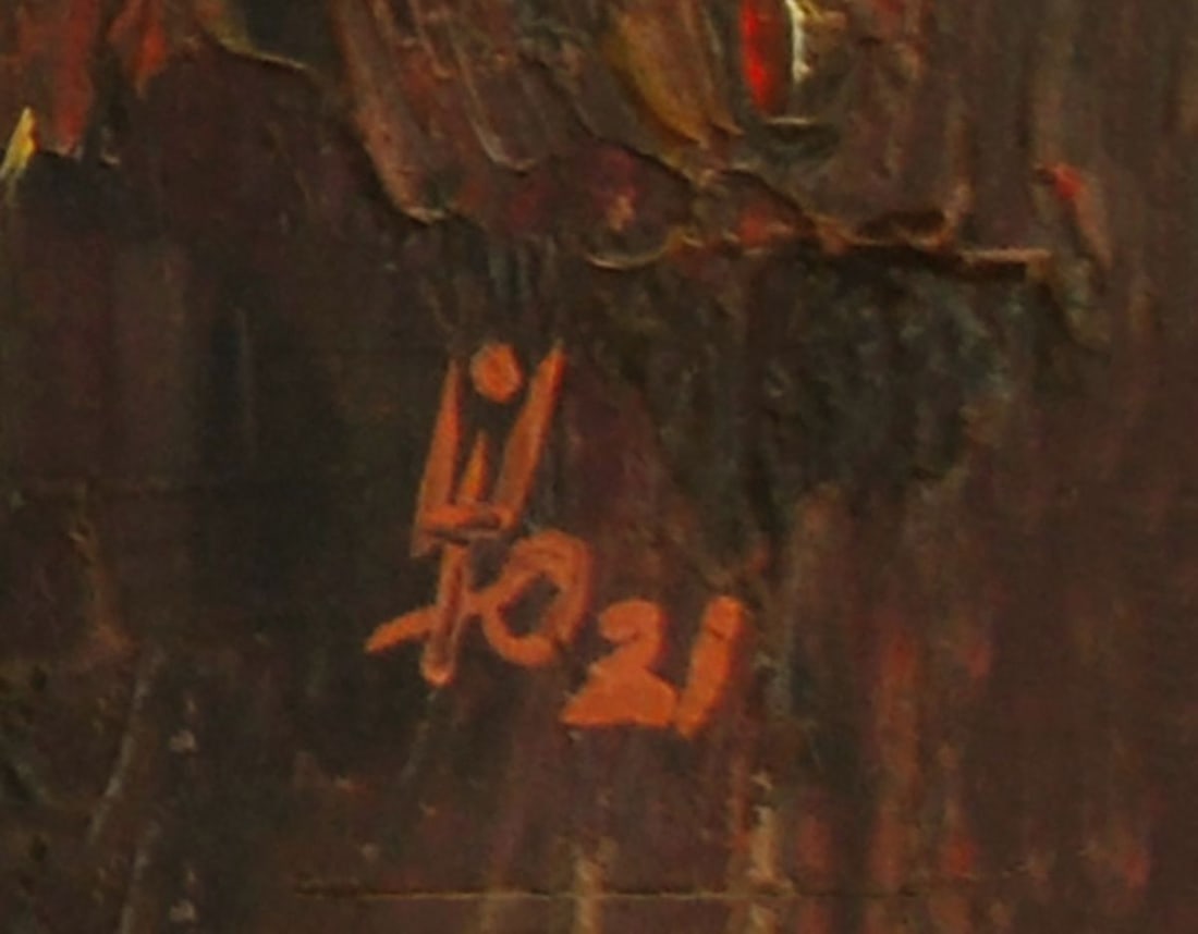 Oil painting Autumn ray Egor Ktpatunov - 10