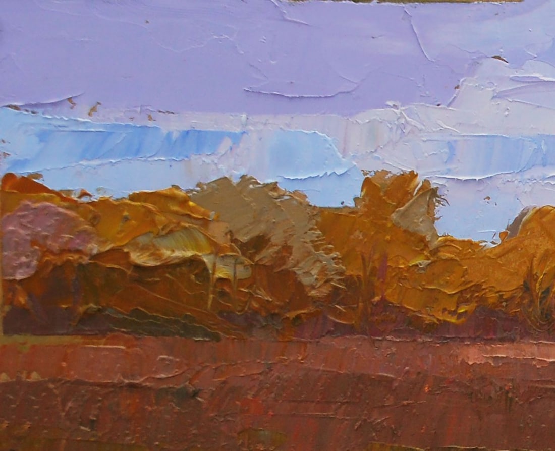 Oil painting Autumn ray Egor Ktpatunov - 2