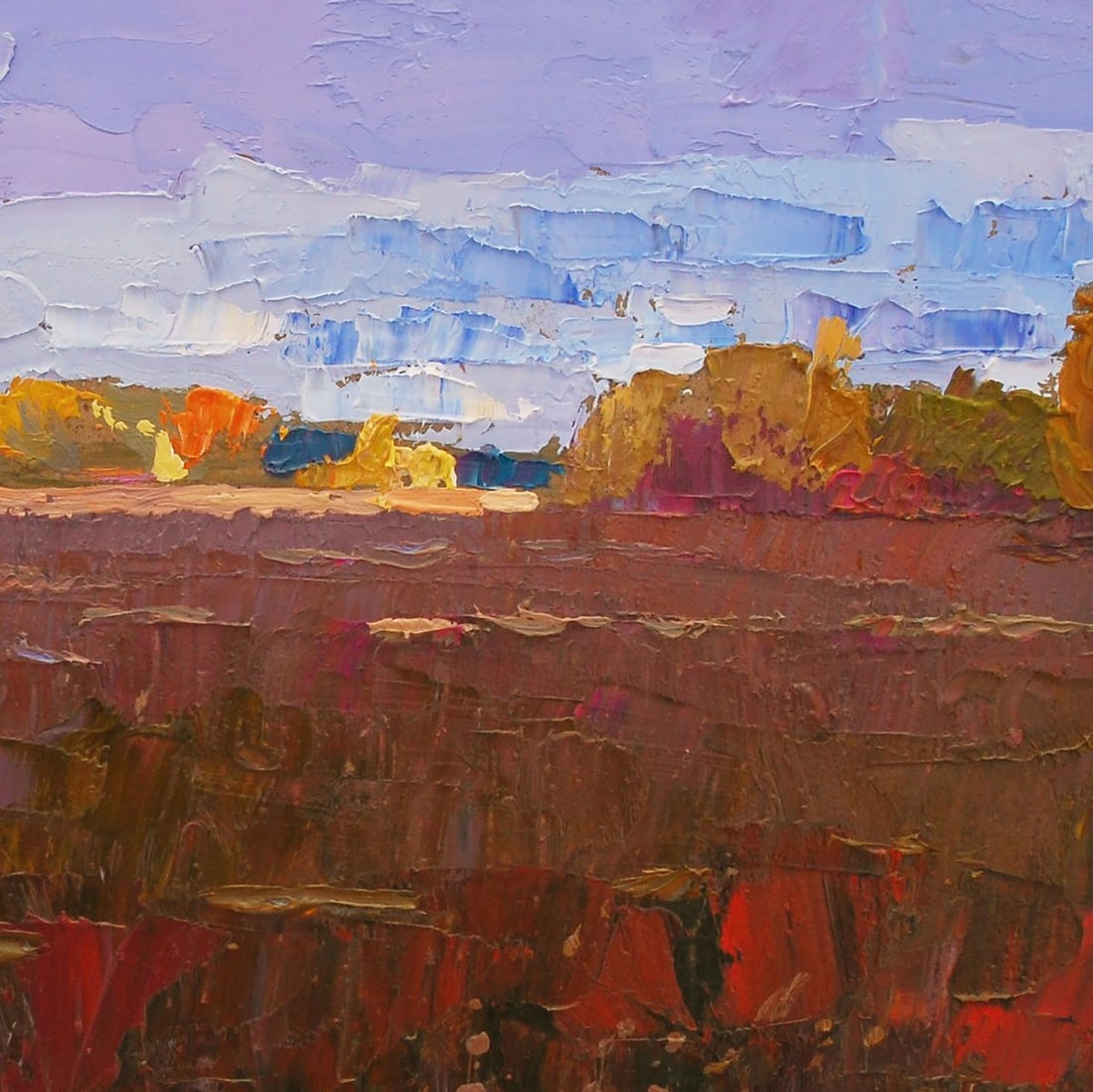 Oil painting Autumn ray Egor Ktpatunov - 4