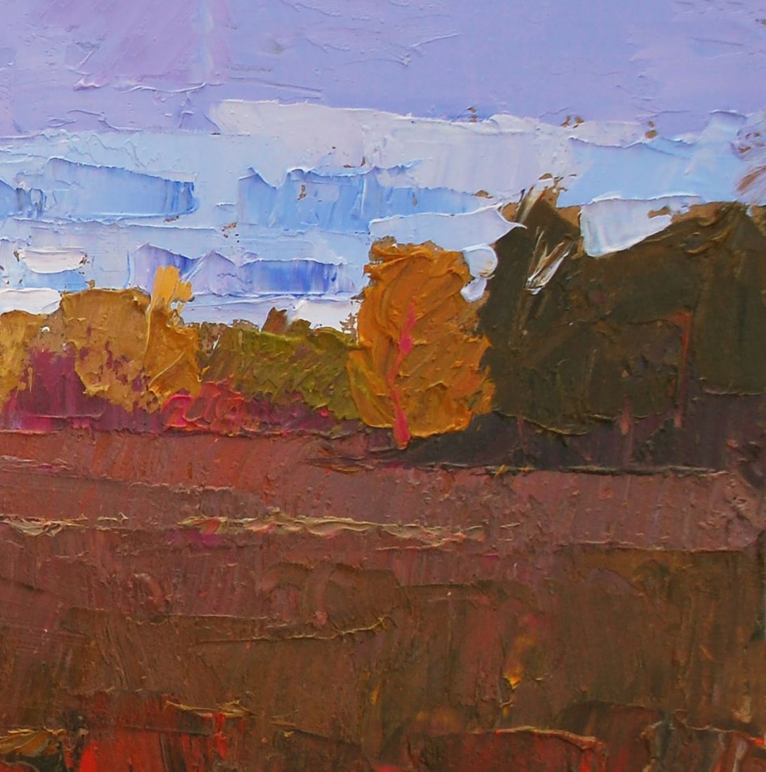 Oil painting Autumn ray Egor Ktpatunov - 5