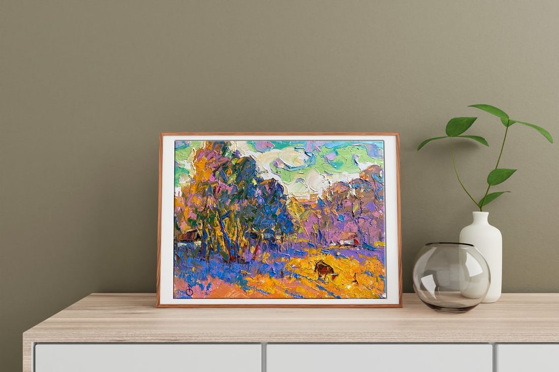 Oil painting Autumn meadows Alex Kalenyuk - 2