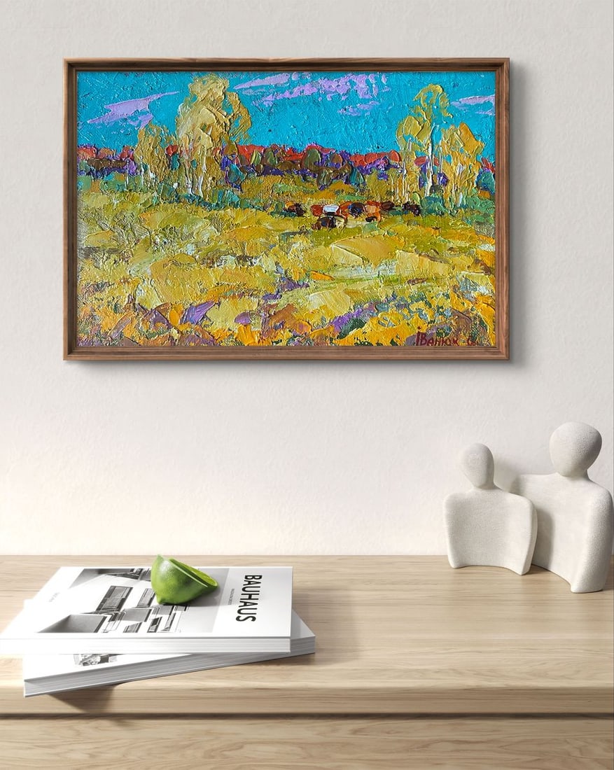 Oil painting Bows in autumn Alex Kalenyuk - 2