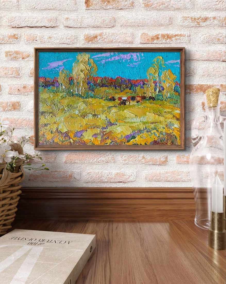 Oil painting Bows in autumn Alex Kalenyuk - 3