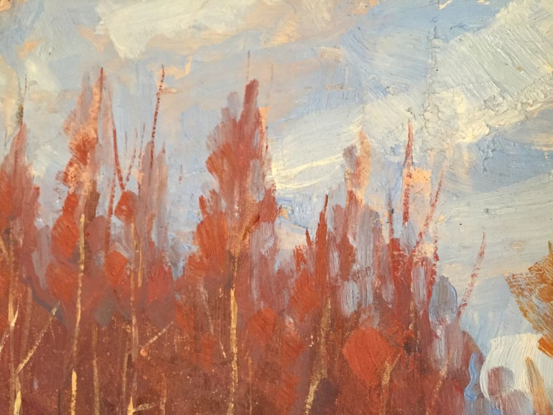 Oil painting Golden forest Khrustalenko Nikolay Aleksandrovich - 2