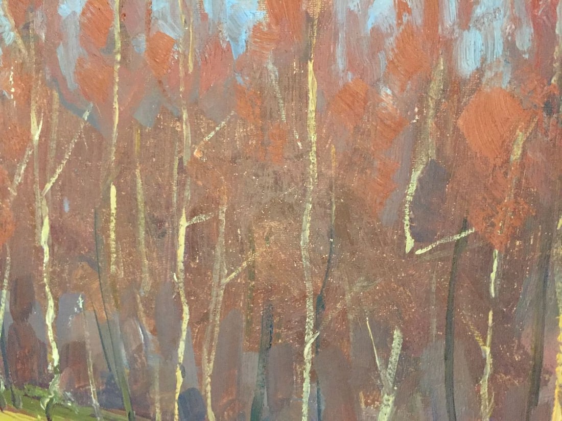 Oil painting Golden forest Khrustalenko Nikolay Aleksandrovich - 4