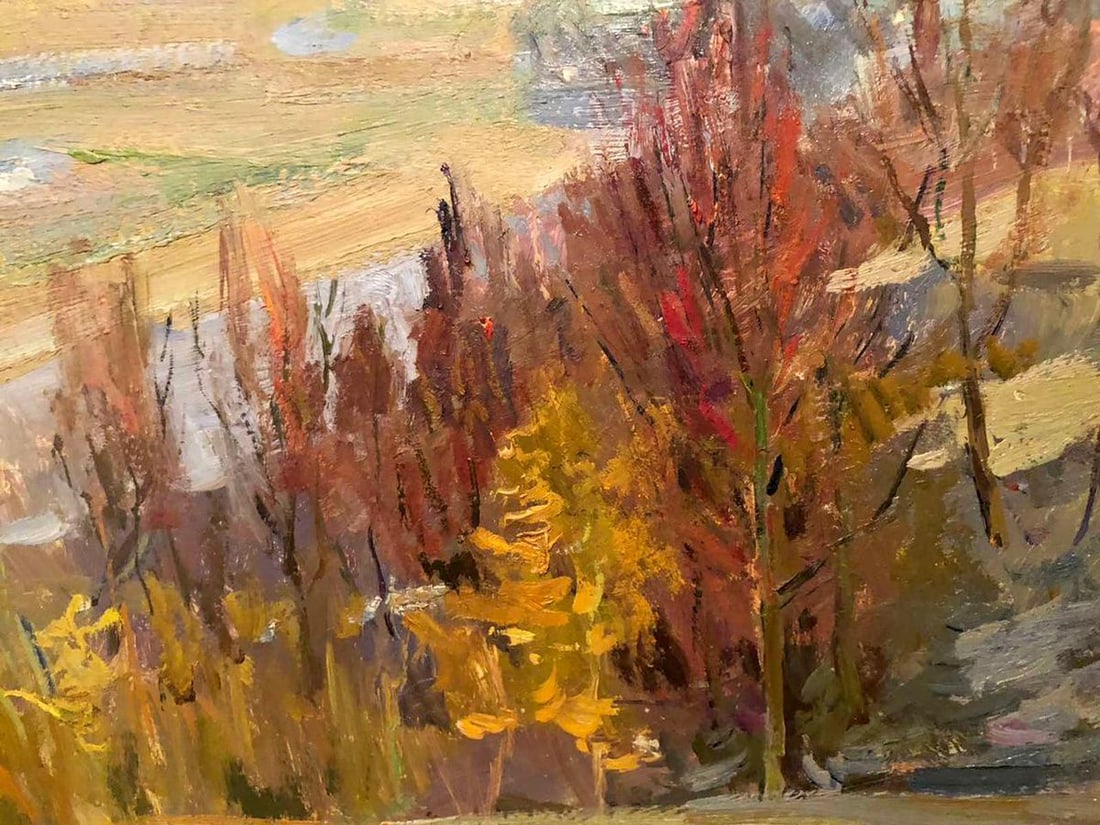 Oil painting Last snow Kogan-Shats Matvey Borisovich - 2