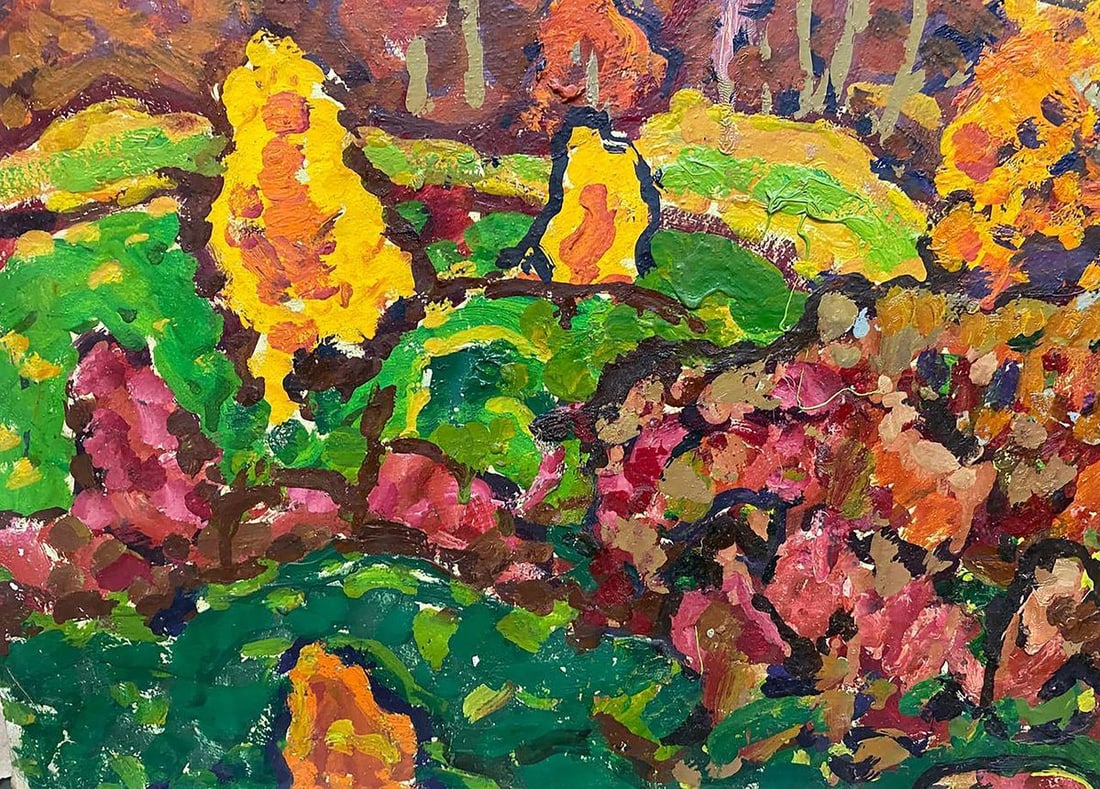 Oil painting Autumn colors Kolosovsky Georgy Sergeevich - 4