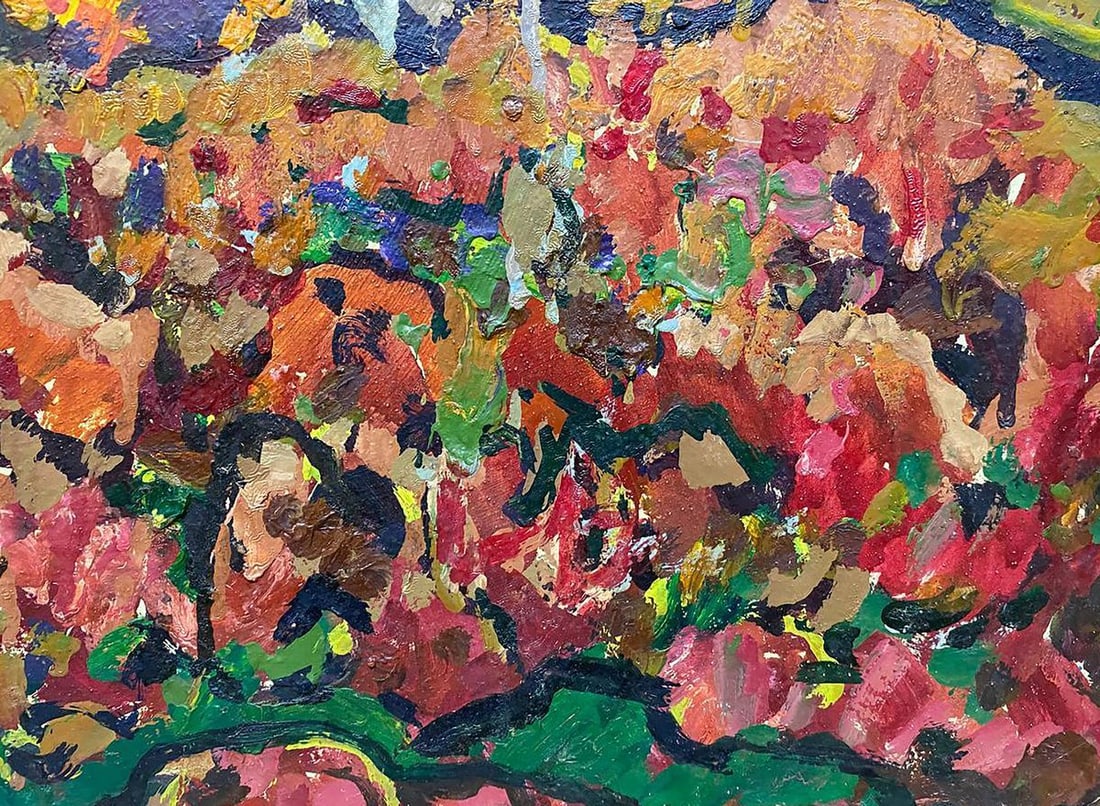 Oil painting Autumn colors Kolosovsky Georgy Sergeevich - 5