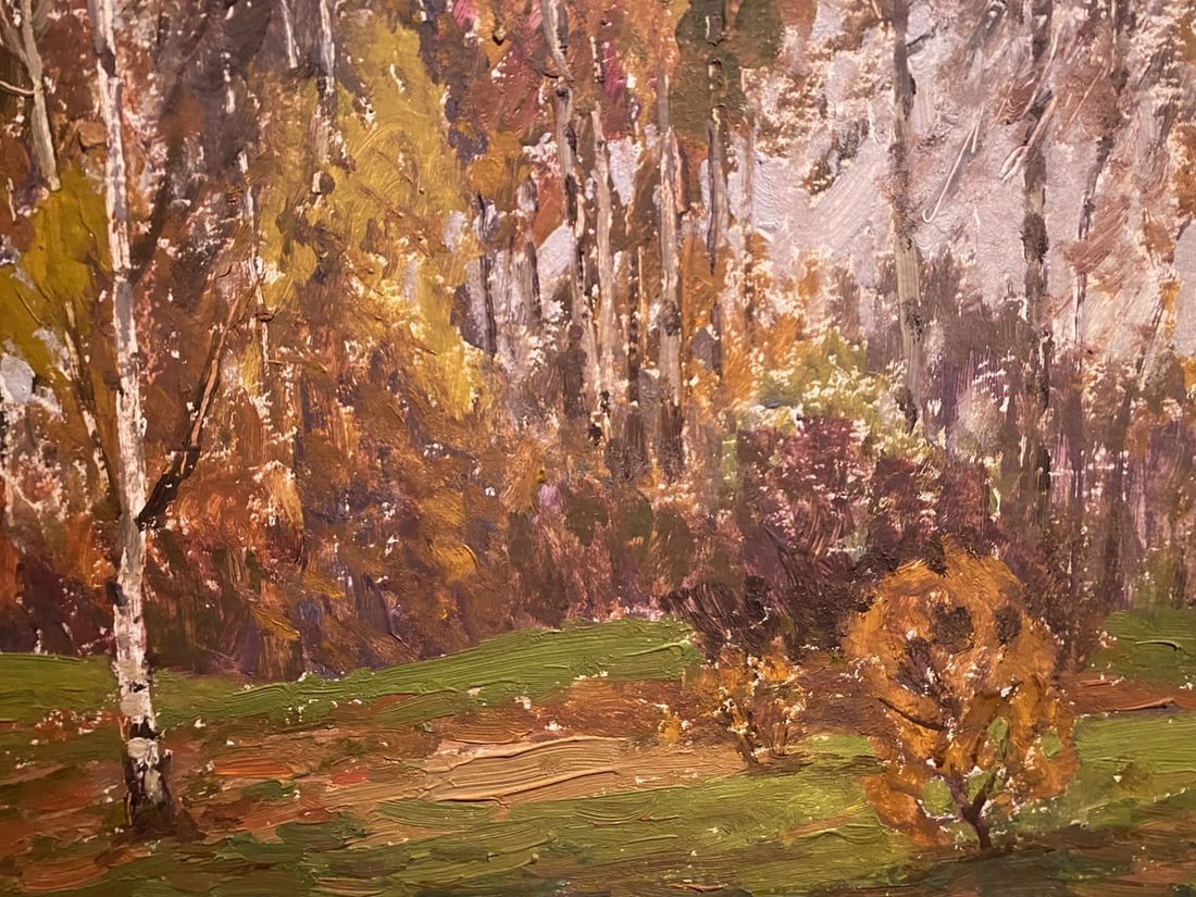 Oil painting Late fall Yuriy Zlyden - 3
