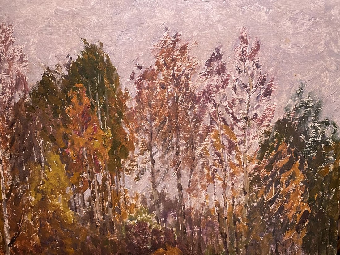 Oil painting Late fall Yuriy Zlyden - 4