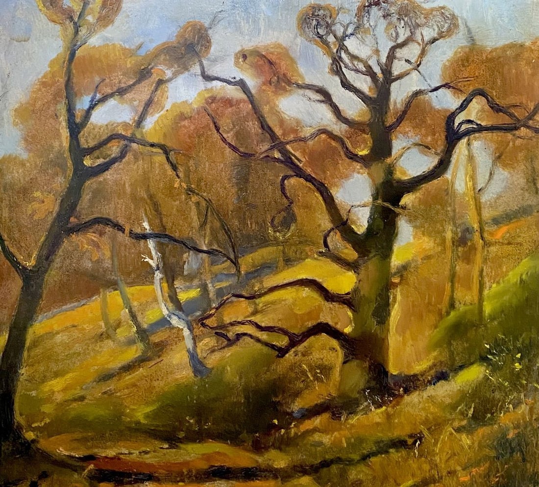 Oil painting Bright autumn day Litvinov Oleg Arkad'yevich (1 of 10)