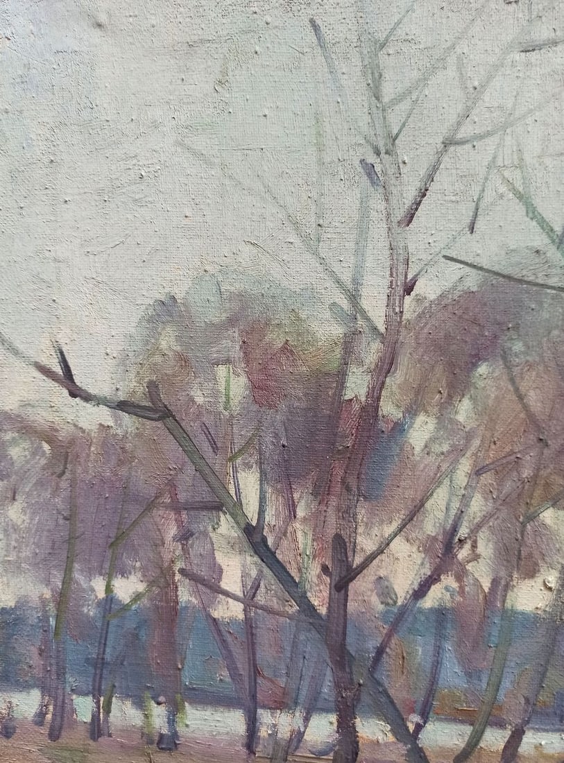 Oil painting Autumn landscape Peter Tovpev - 2