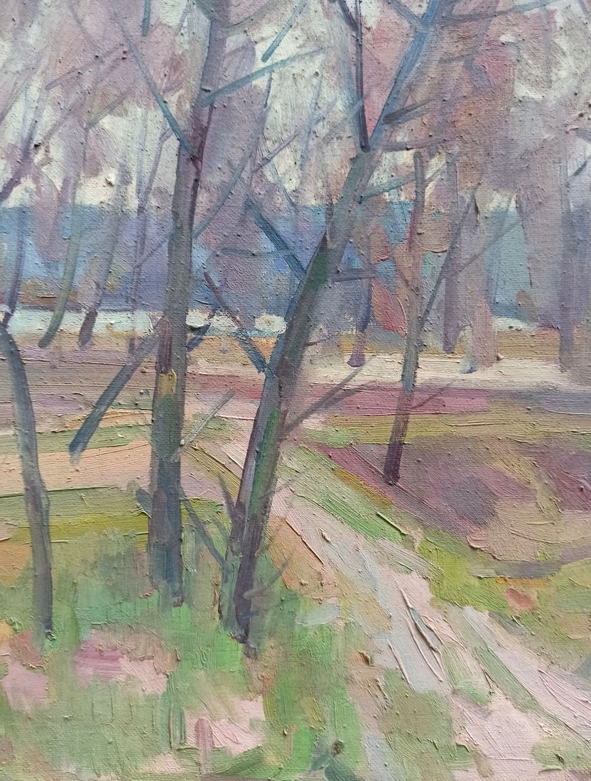 Oil painting Autumn landscape Peter Tovpev - 6