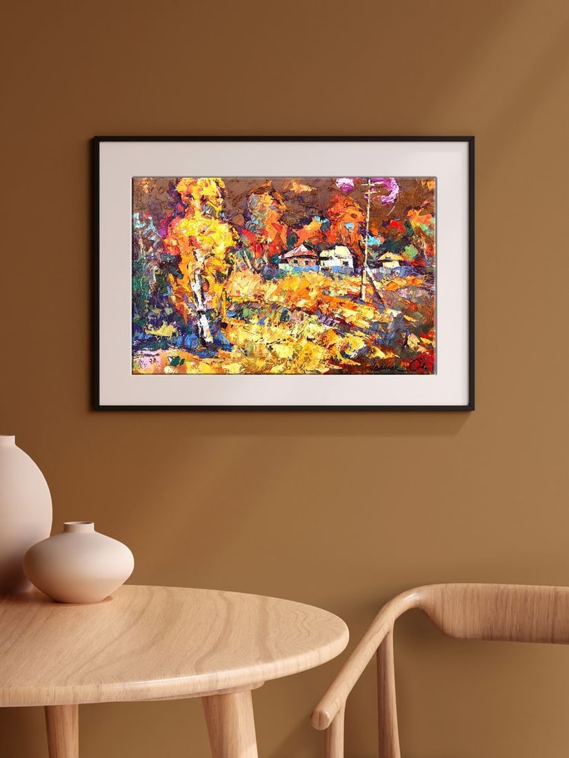 Oil painting Autumn colors Kalenyuk Alex - 3