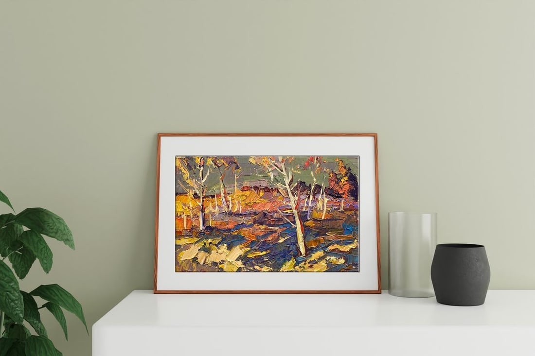 Oil painting Evening rays Kalenyuk Alex - 2