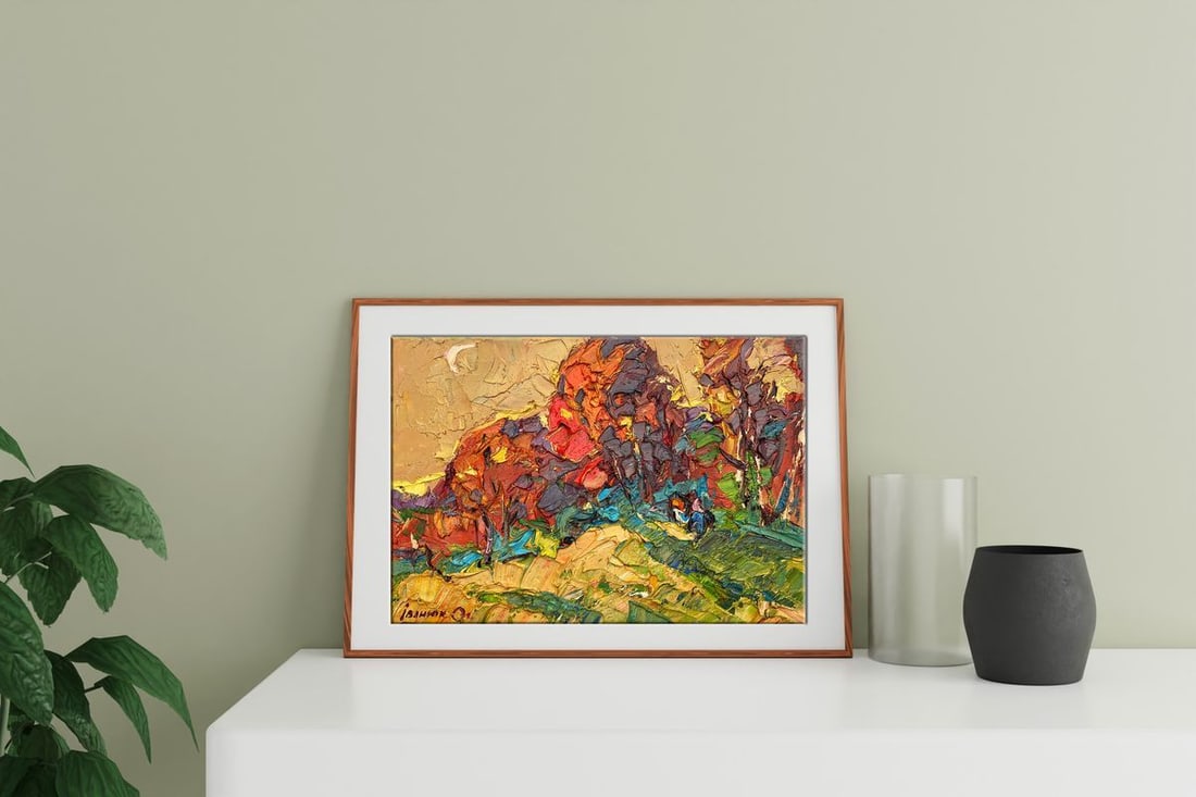 Oil painting On the hill Kalenyuk Alex - 3