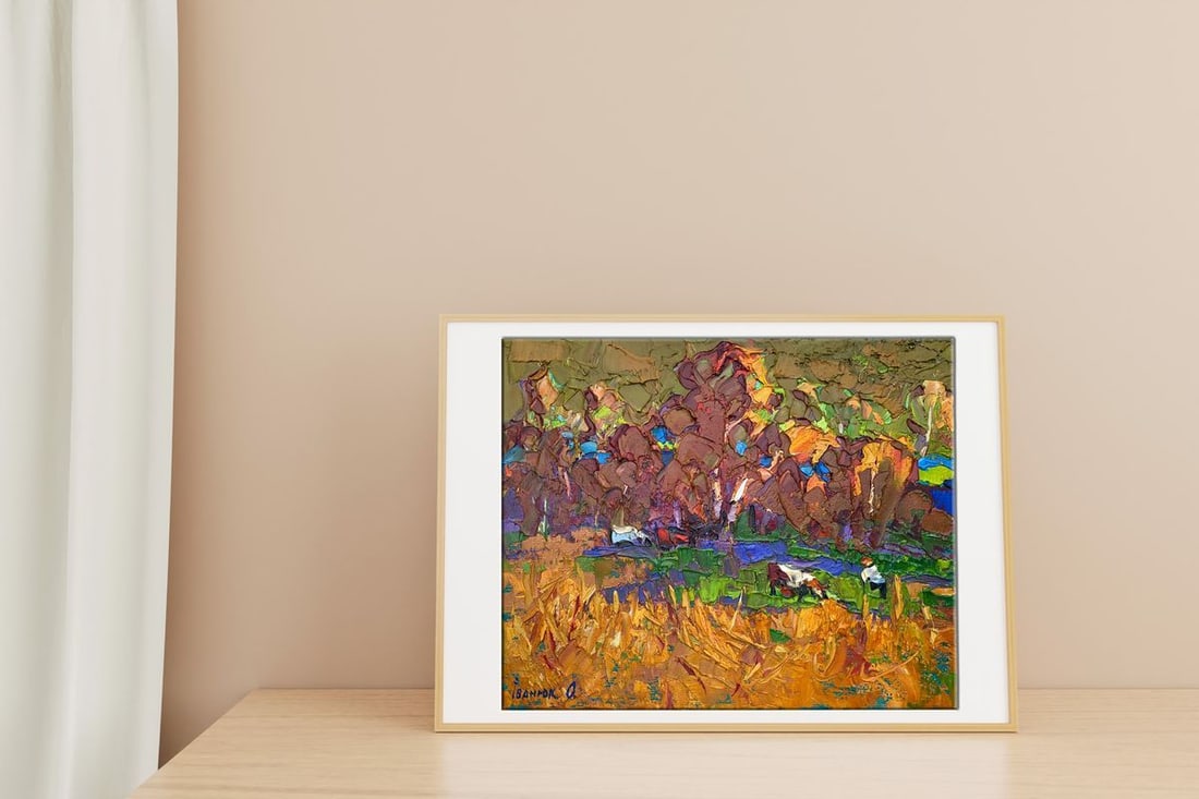 Oil painting Autumn colors Kalenyuk Alex - 2