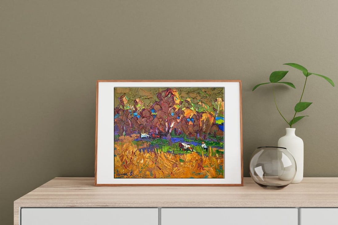 Oil painting Autumn colors Kalenyuk Alex - 3