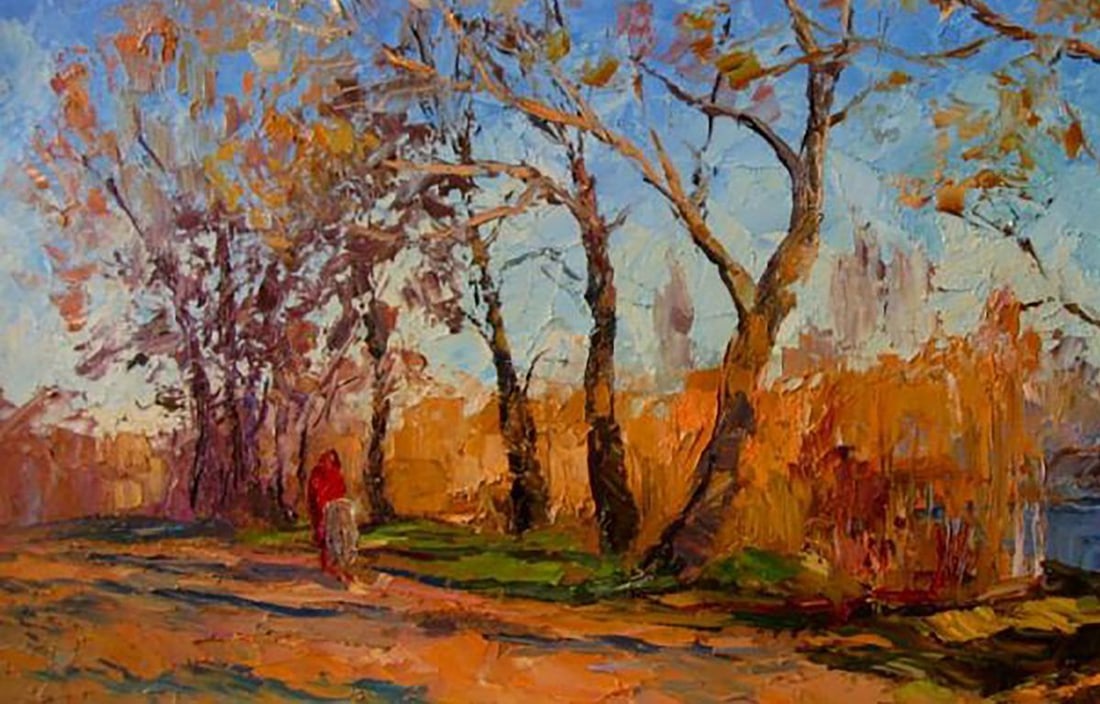 Oil painting On a walk / Serdyuk Boris Petrovich - 2