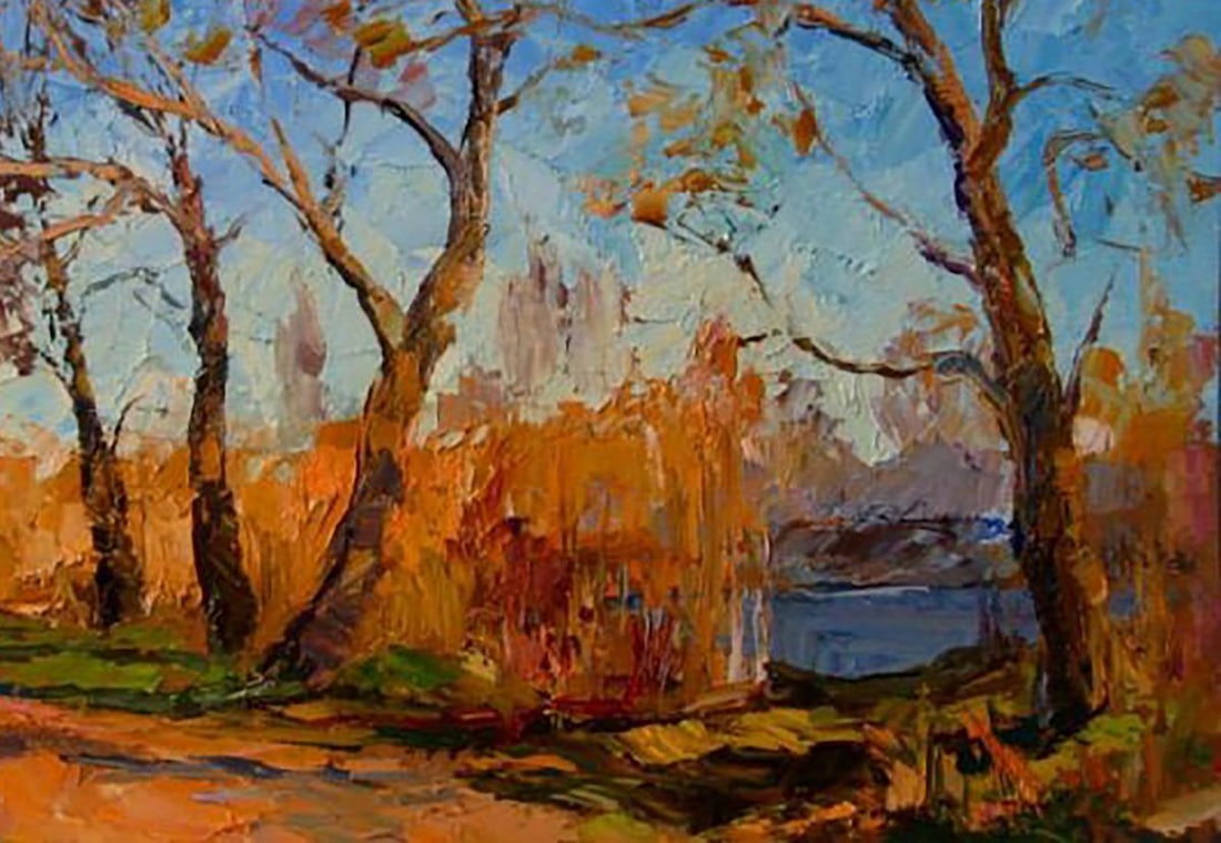 Oil painting On a walk / Serdyuk Boris Petrovich - 3