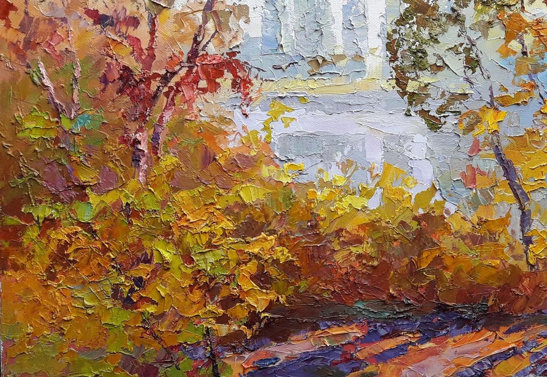Oil painting Autumn gilding Serdyuk Boris Petrovich - 2