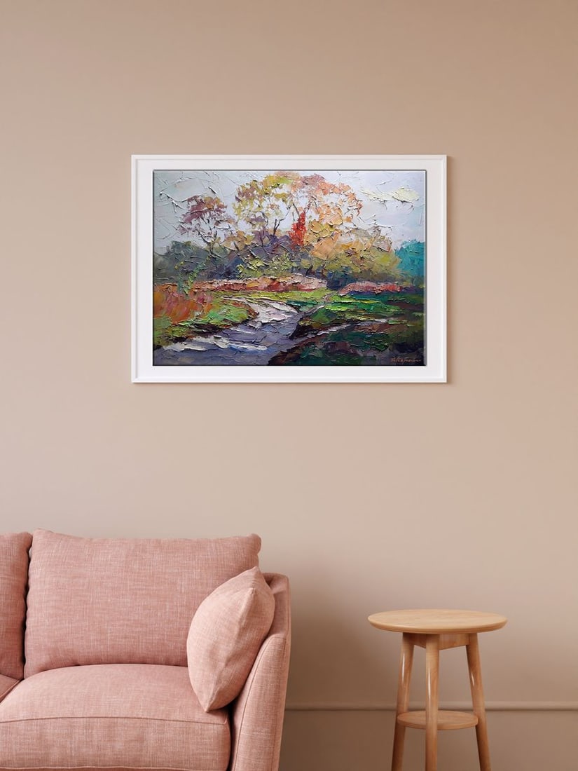 Oil painting Autumn shadows Serdyuk Boris Petrovich - 2