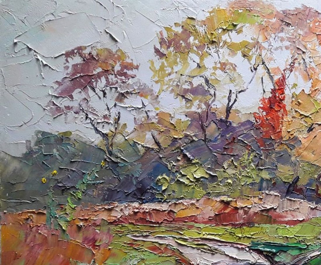 Oil painting Autumn shadows Serdyuk Boris Petrovich - 4