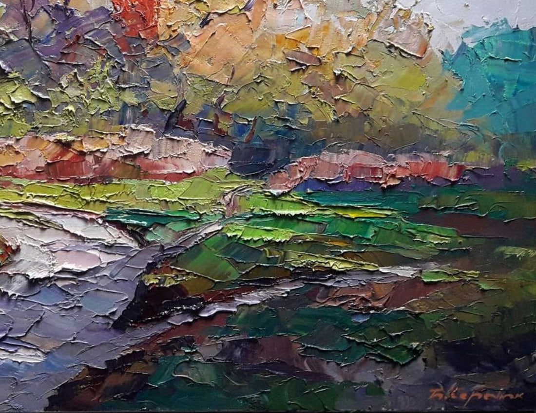 Oil painting Autumn shadows Serdyuk Boris Petrovich - 7