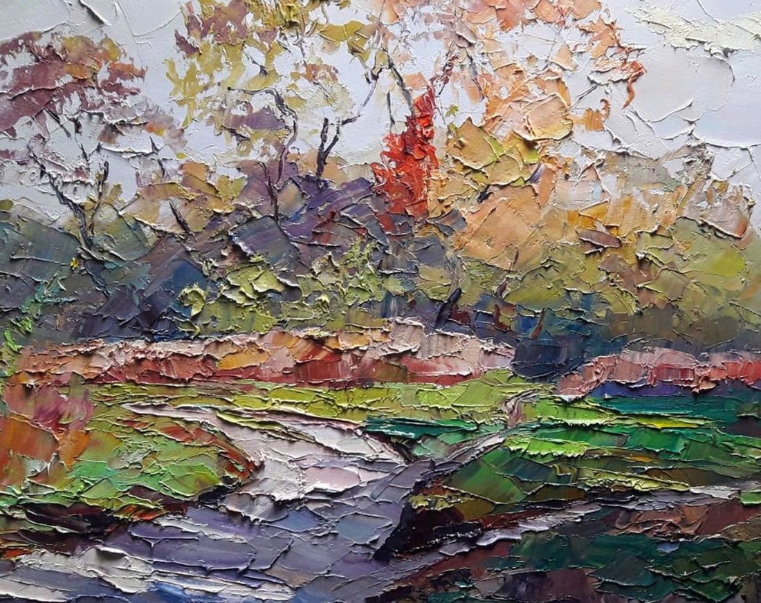 Oil painting Autumn shadows Serdyuk Boris Petrovich - 8