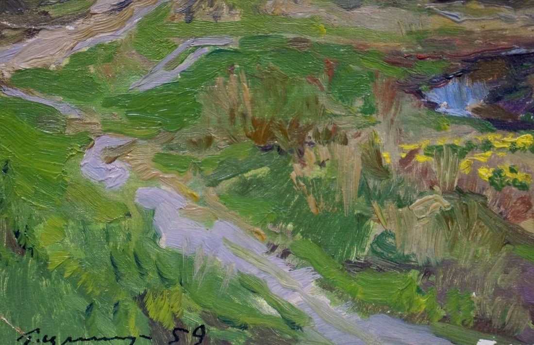 Oil painting Autumn Kryzhevsky (Krizhevsky) Grigory Zinovievich - 4