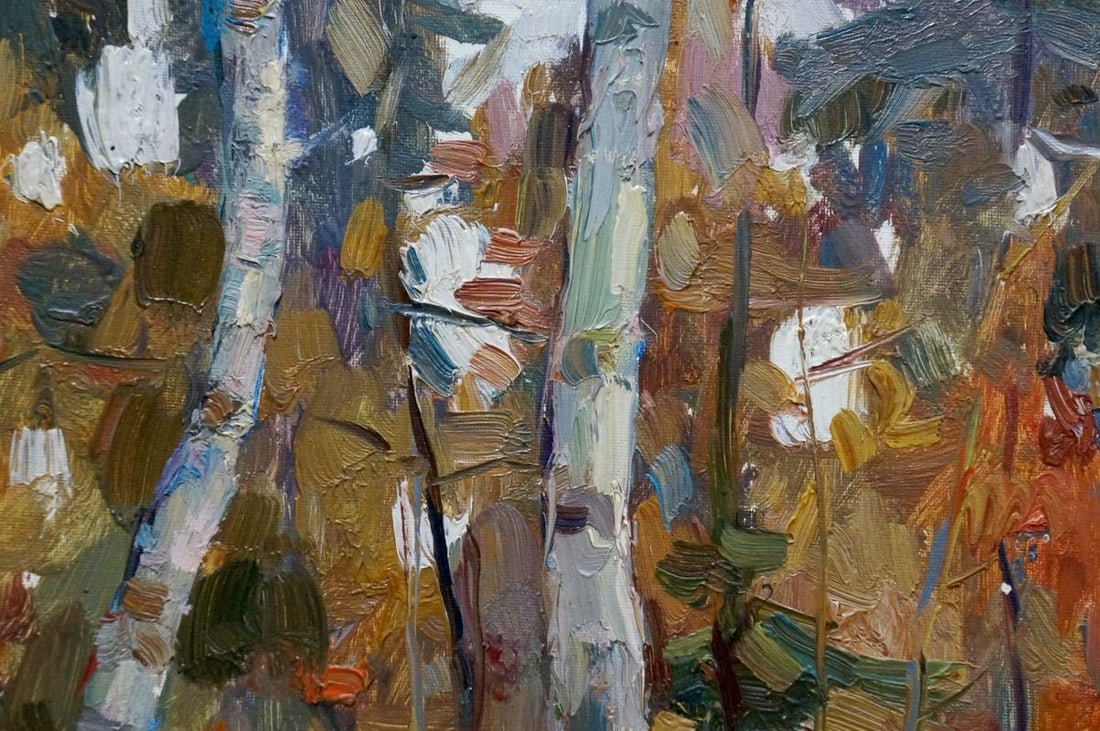Oil painting In the woods Turovsky Mikhail Saulovich - 4