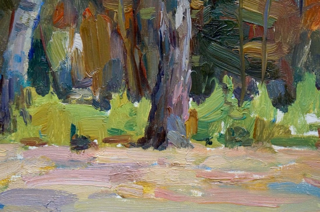 Oil painting In the woods Turovsky Mikhail Saulovich - 5