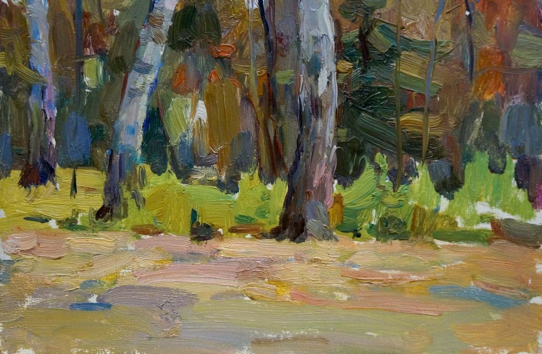 Oil painting In the woods Turovsky Mikhail Saulovich - 6