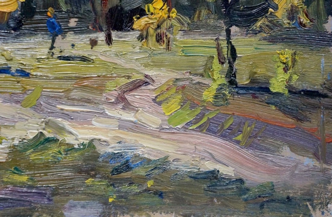 Oil painting Golden autumn Popov Igor Alexandrovich - 5