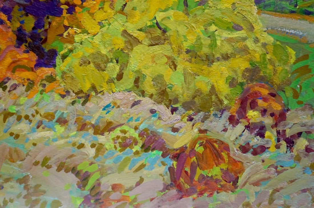 Oil painting Golden autumn Ruban Grigory Savelievich - 5