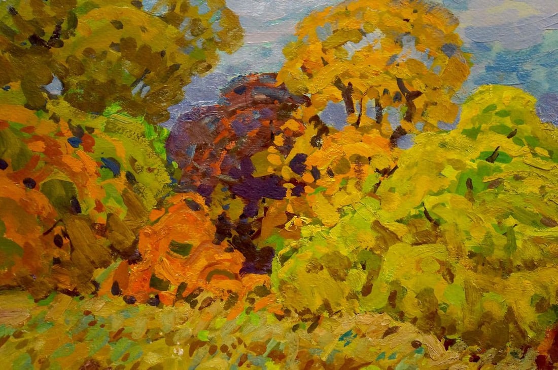 Oil painting Golden autumn Ruban Grigory Savelievich - 6