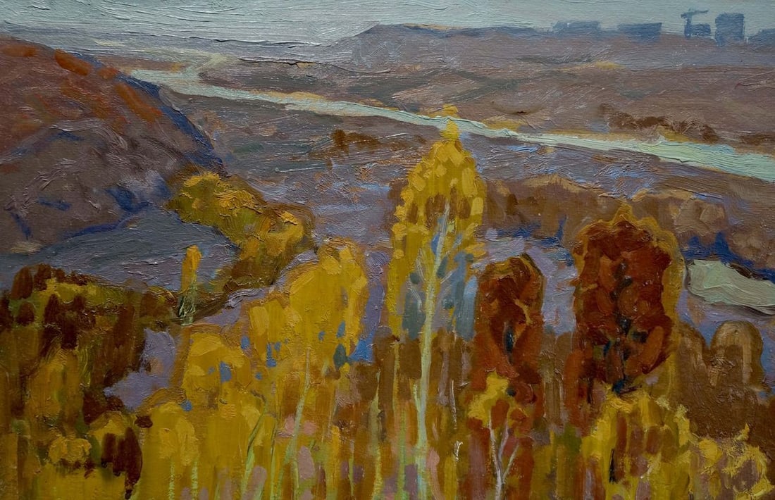 Oil painting Golden autumn Zhabinsky A. M. - 2