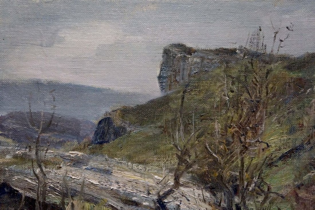 Oil painting It's a nasty day Leshchenko Valentin Alekseevich - 3