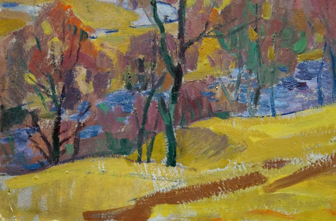 Oil painting It's a nasty day Scriabin Petr Dmitrievich - 2