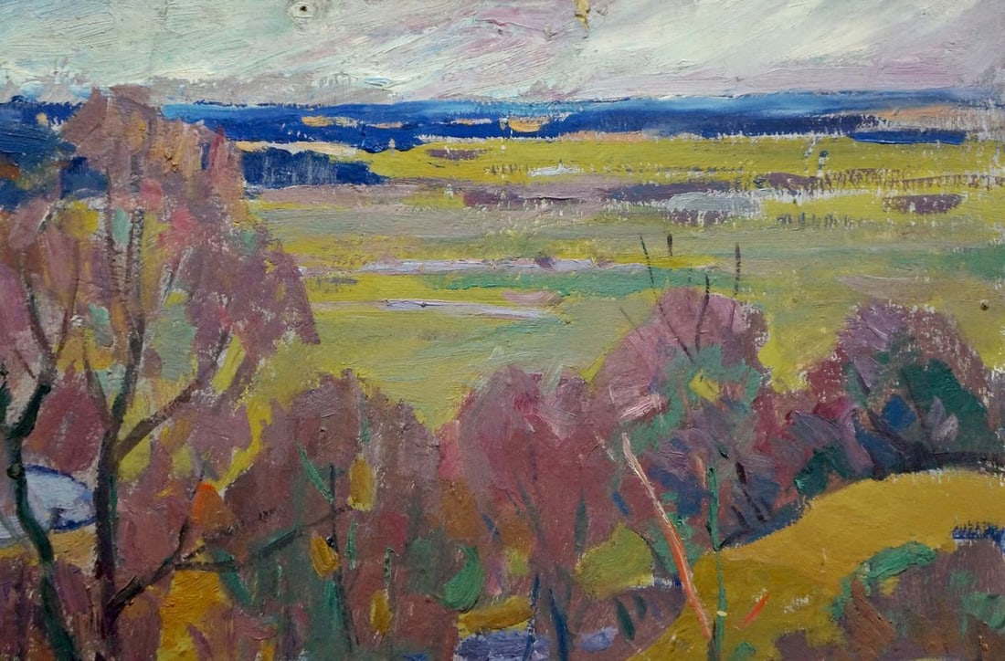 Oil painting It's a nasty day Scriabin Petr Dmitrievich - 4