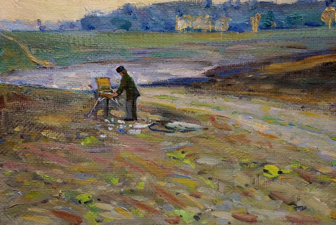 Oil painting Landscape in Sednev Tyukha Ivan Andreevich - 2