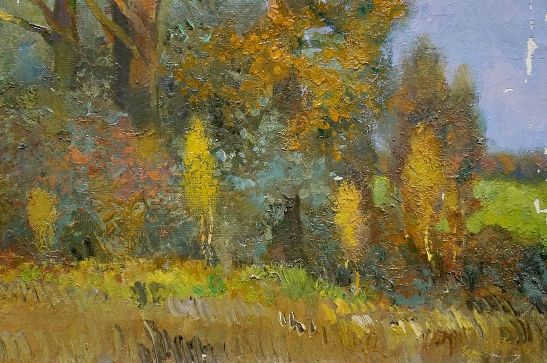 Oil painting Autumn trees Minka Alexander Fedorovich - 5