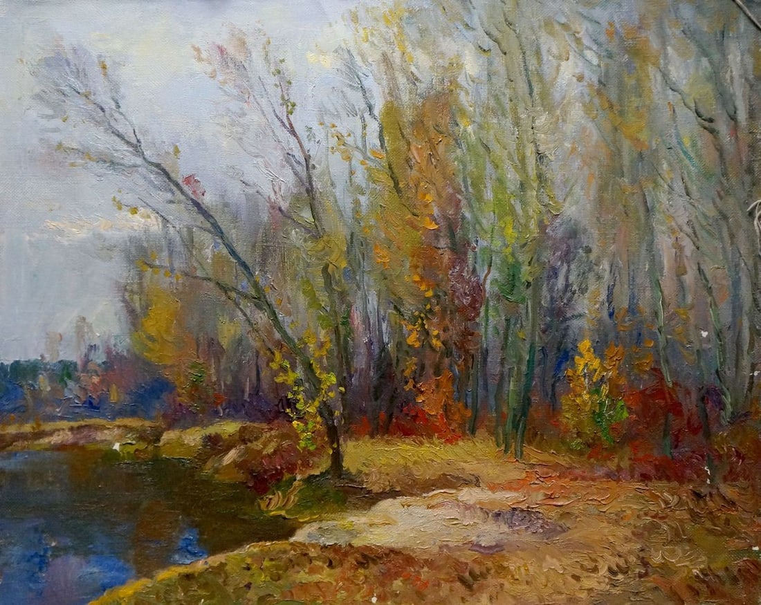 Oil painting Autumn landscapes Minka Alexander Fedorovich (1 of 8)
