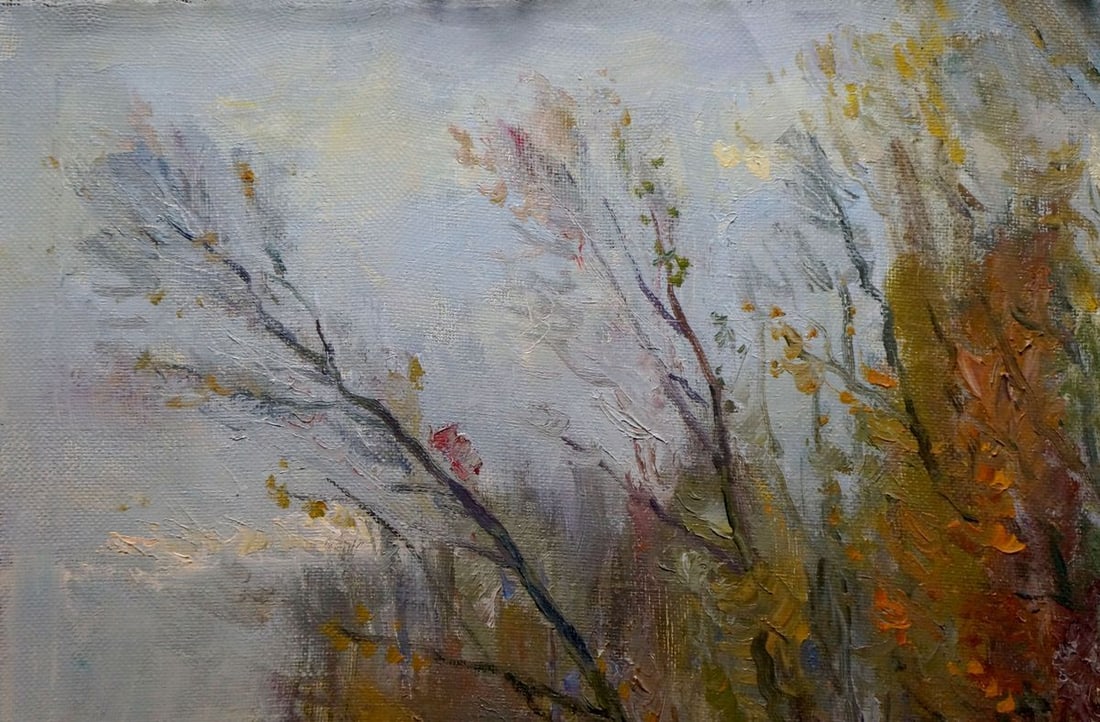 Oil painting Autumn landscapes Minka Alexander Fedorovich - 2